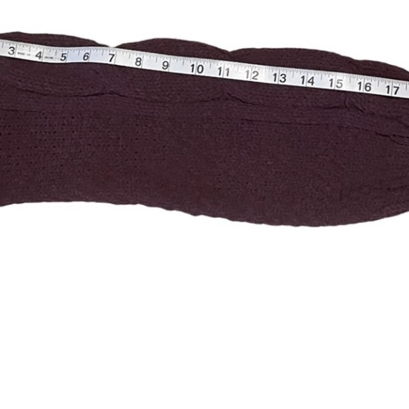 Seven7 NWT - Blackberry Wine Cowl Neck Chenille Sweater - New w/Tags - Sz L - Picture 9 of 10